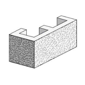 10-125 Corner Return - GB Split Face - Masonry Blocks - Myard Landscape products