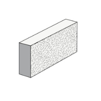 10-95 Solid Standard - GB Split Face - Masonry Blocks - Myard Landscape products