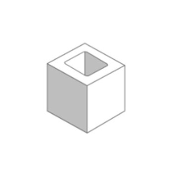 20-03 Half - GB Smooth - Masonry Blocks - Myard Landscape products