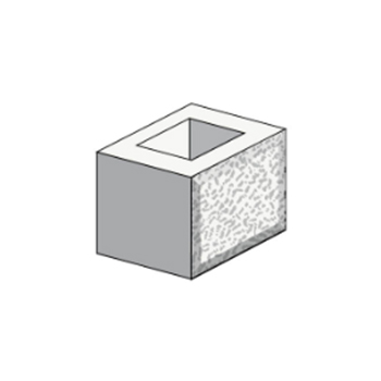 20-123 HS Half - GB Sandstone Rock Face - Masonry Blocks - Myard Landscape products