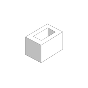 30-02 Three Quarter - GB Honed - Masonry Blocks - Myard Landscape products